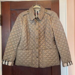 Womens Burberry Brit Quilted Jacket